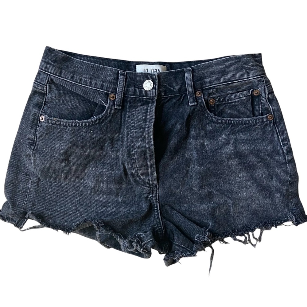 Agolde Parker Denim Shorts black size 25